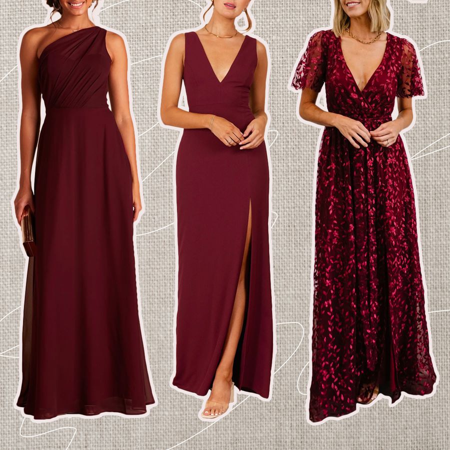 Best Burgundy Mother of the Bride Dresses in 2022