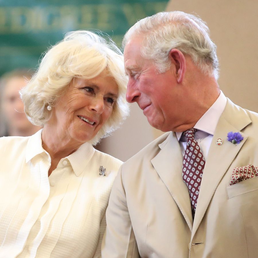 King Charles and Camilla share a sweet moment together.