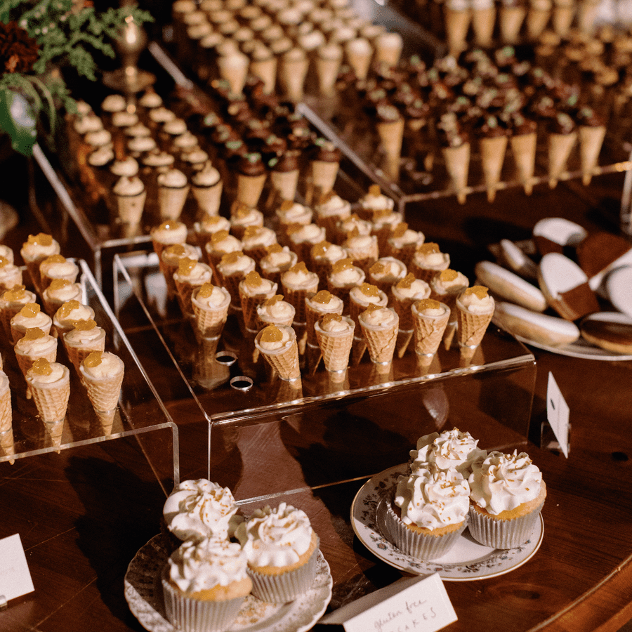 Ice cream cones and cupcakes