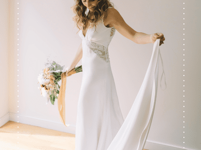 bride in dress